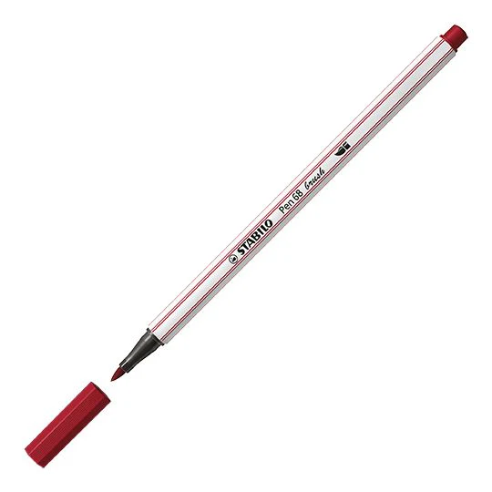 Pennarello Premium con punta a pennello - STABILO Pen 68 brush - Porpora - Image 2