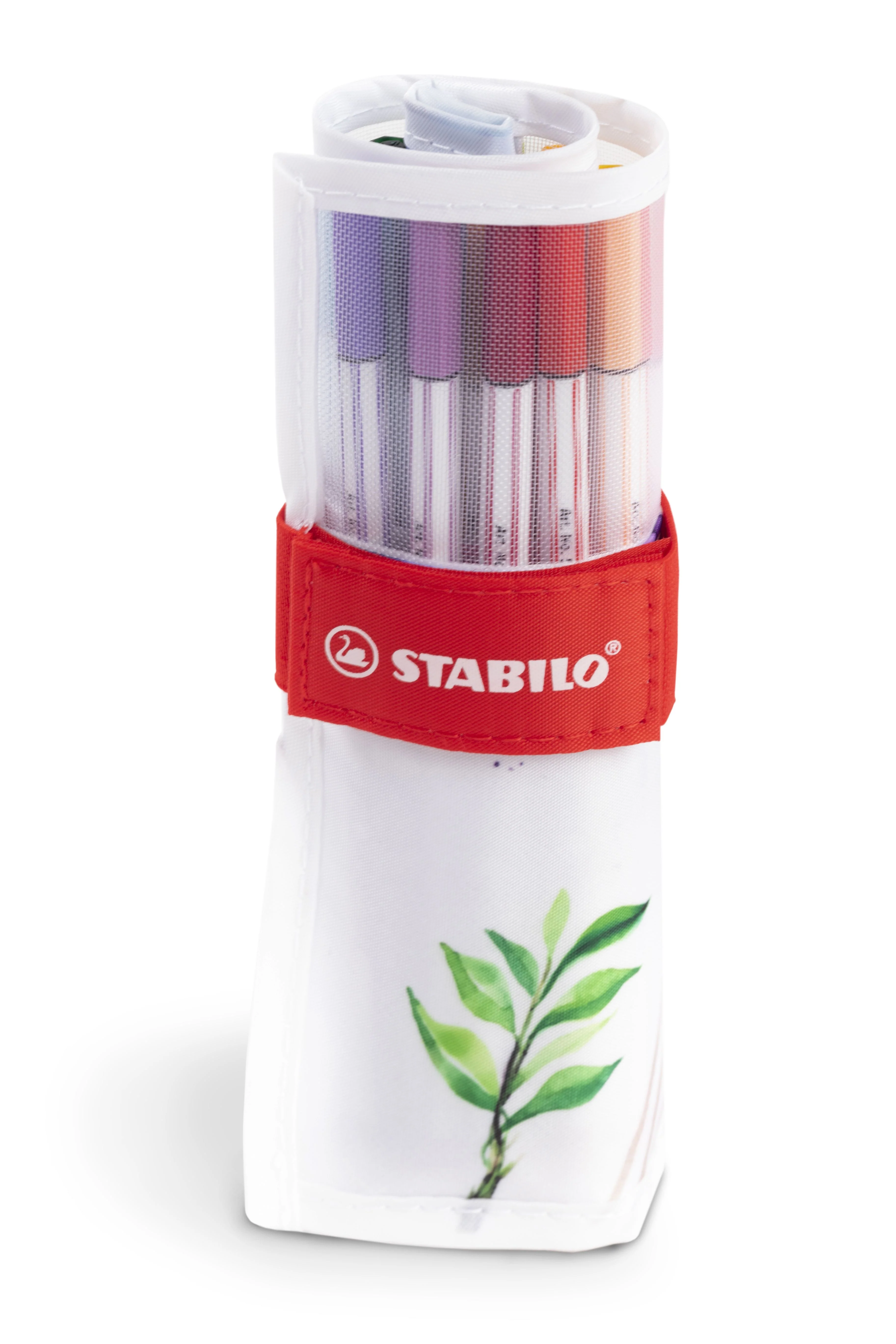 Pennarello Premium con punta a pennello - STABILO Pen 68 brush - Rollerset con 18 colori assortiti