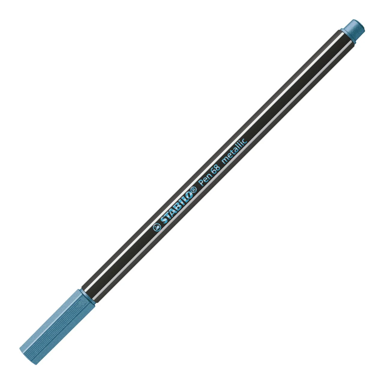Pennarello Premium Metallizzato - STABILO Pen 68 metallic - Blu metallizzato