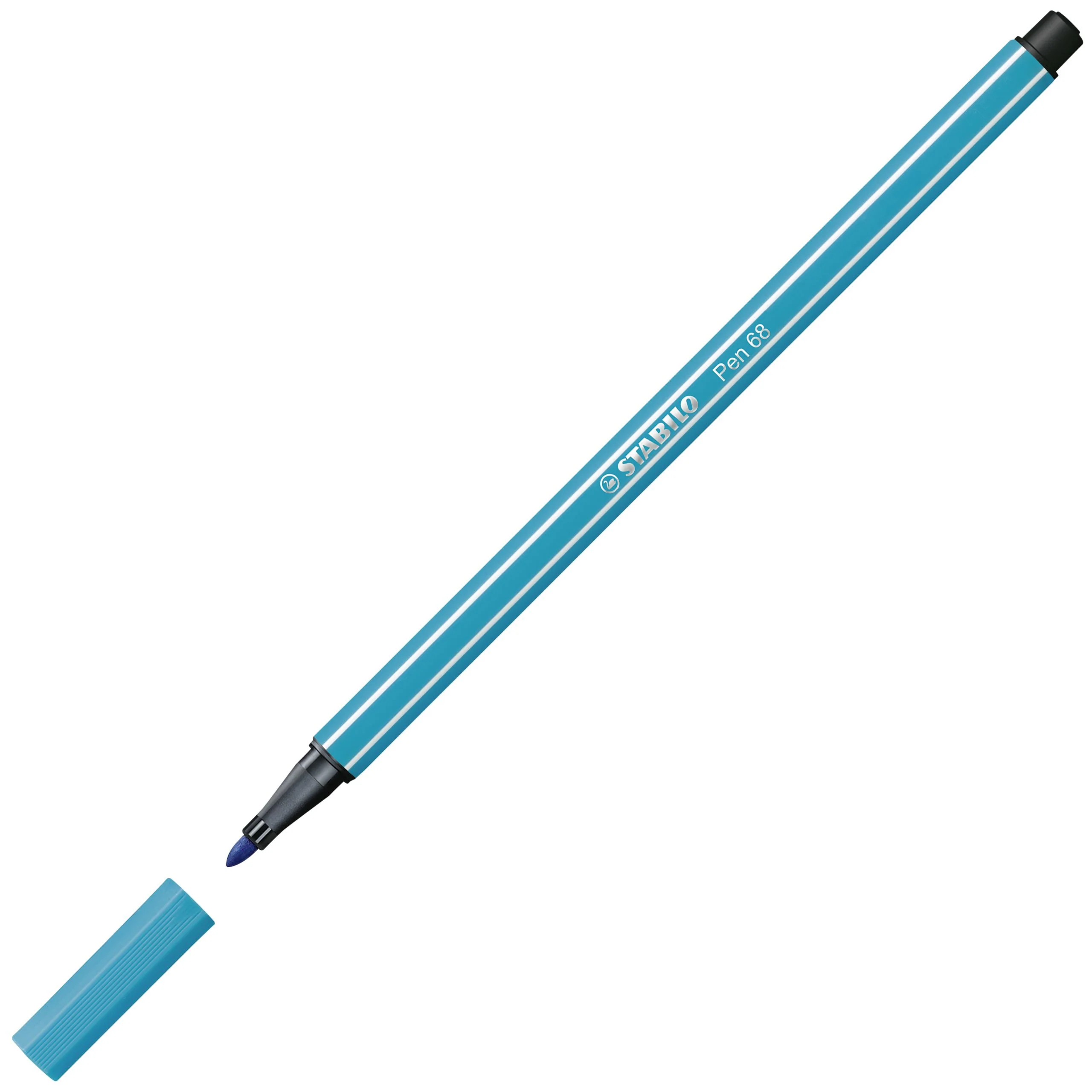 Pennarello Premium - STABILO Pen 68 - Blu Chiaro - Image 2
