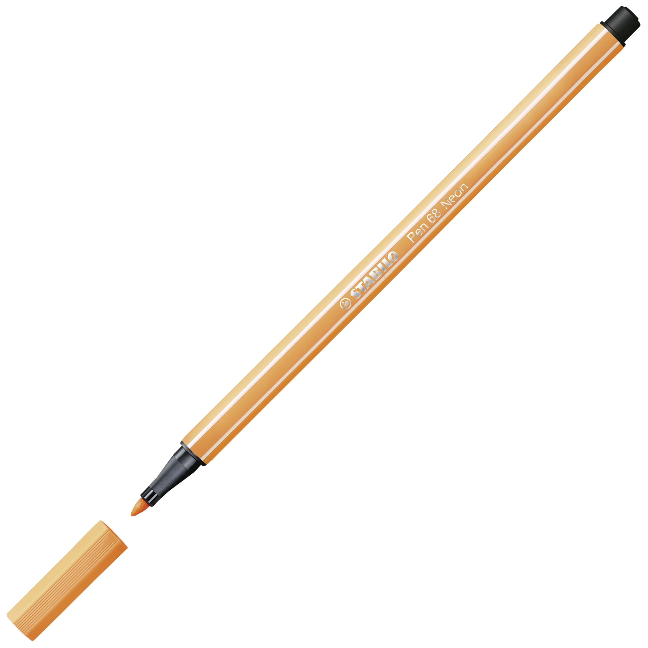 Pennarello Premium - STABILO Pen 68 - Fluo Arancione - Image 2