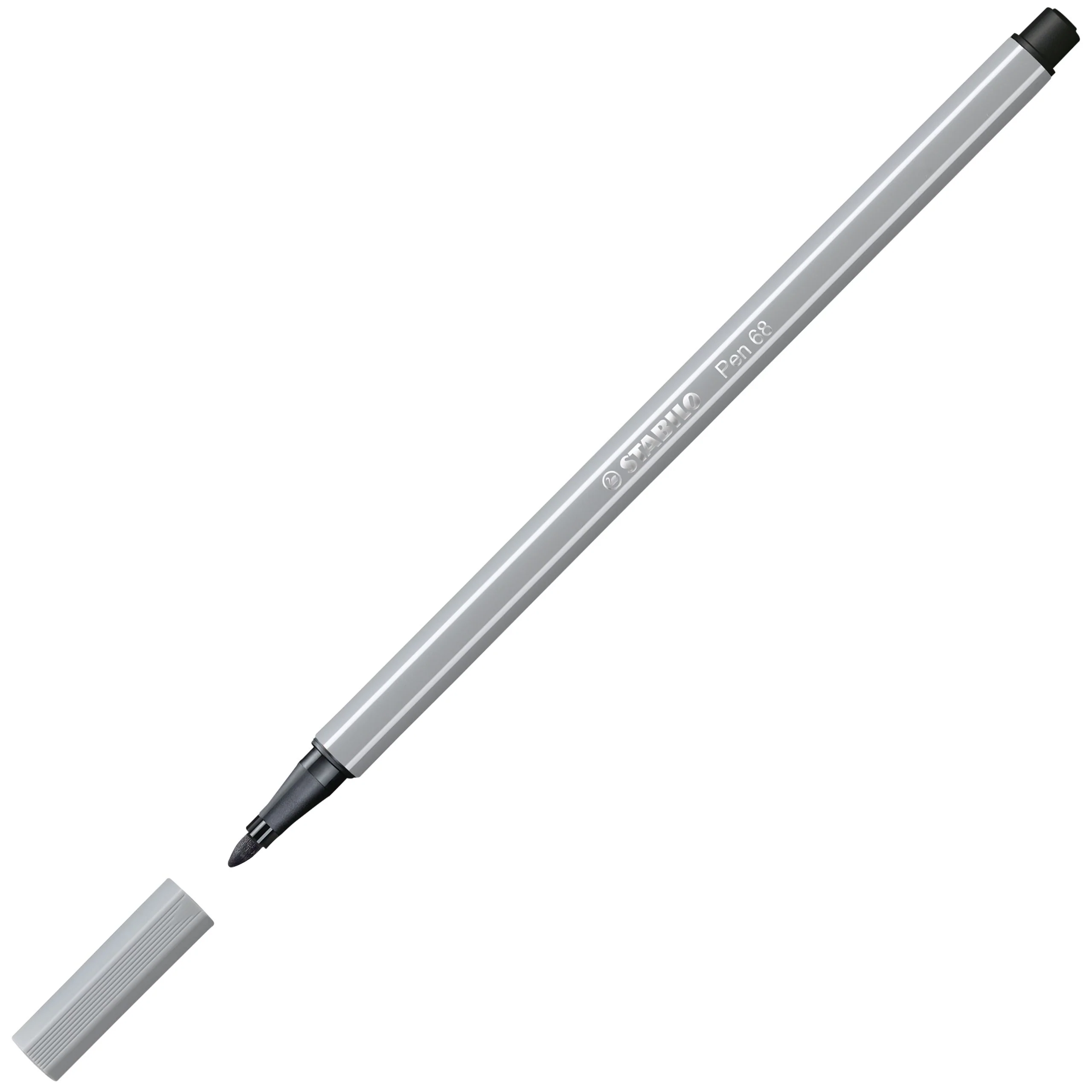 Pennarello Premium - STABILO Pen 68 - Grigio Freddo Medio - Image 2