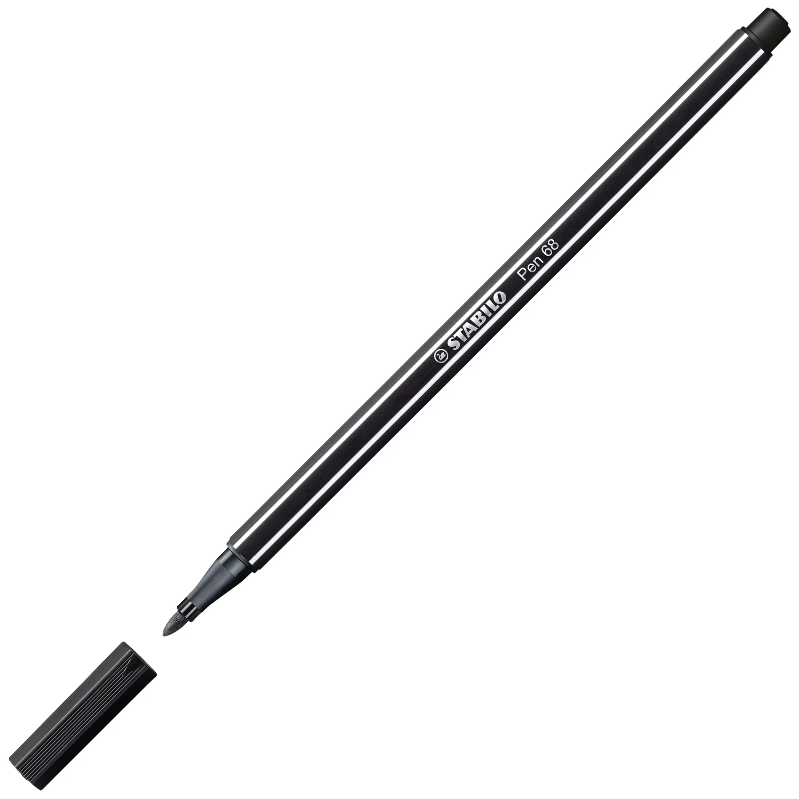 Pennarello Premium - STABILO Pen 68 - Nero - Image 2