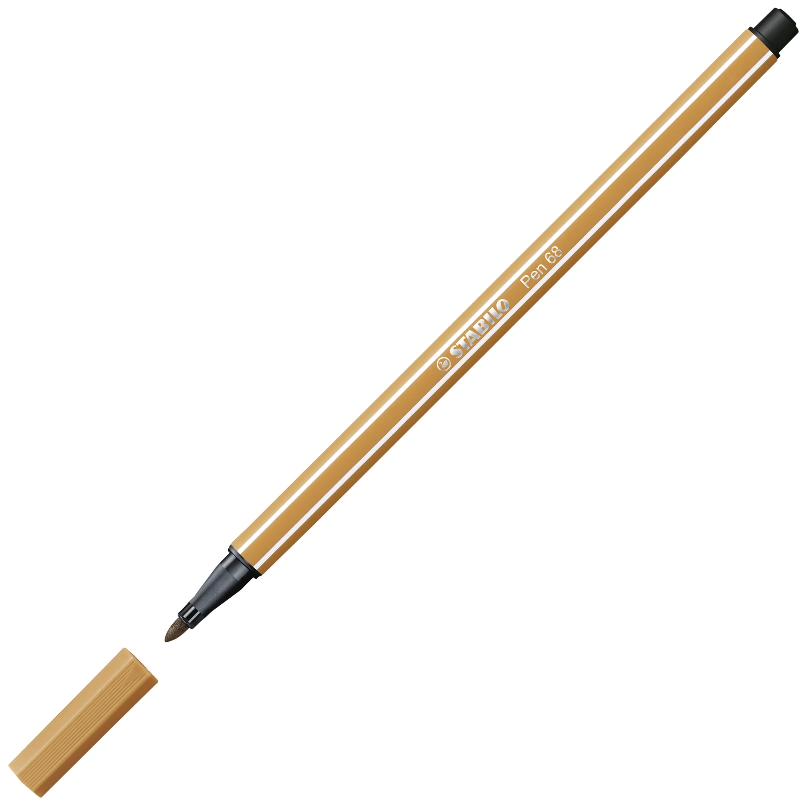 Pennarello Premium - STABILO Pen 68 - Ocra Scuro - Image 2
