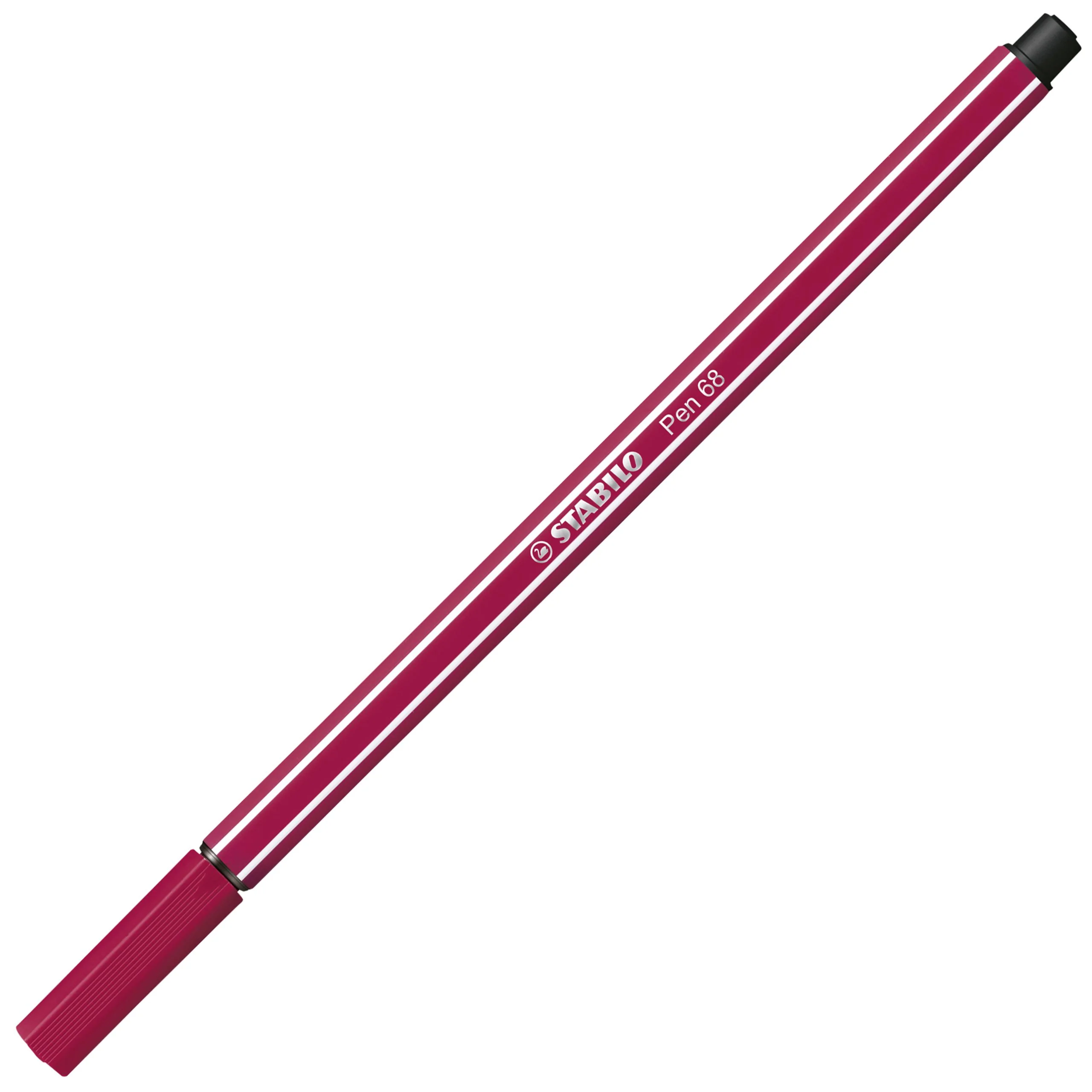 Pennarello Premium - STABILO Pen 68 - Rosso Scuro