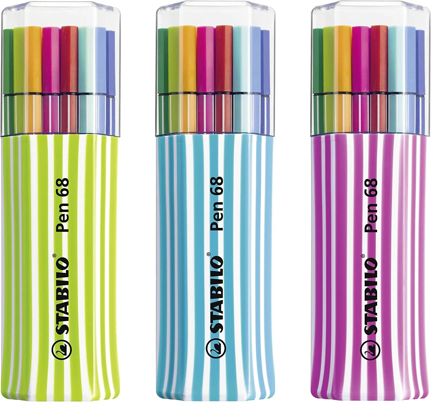 Pennarello Premium - STABILO Pen 68 - Single Pack - Astuccio da 15 - Colori assortiti