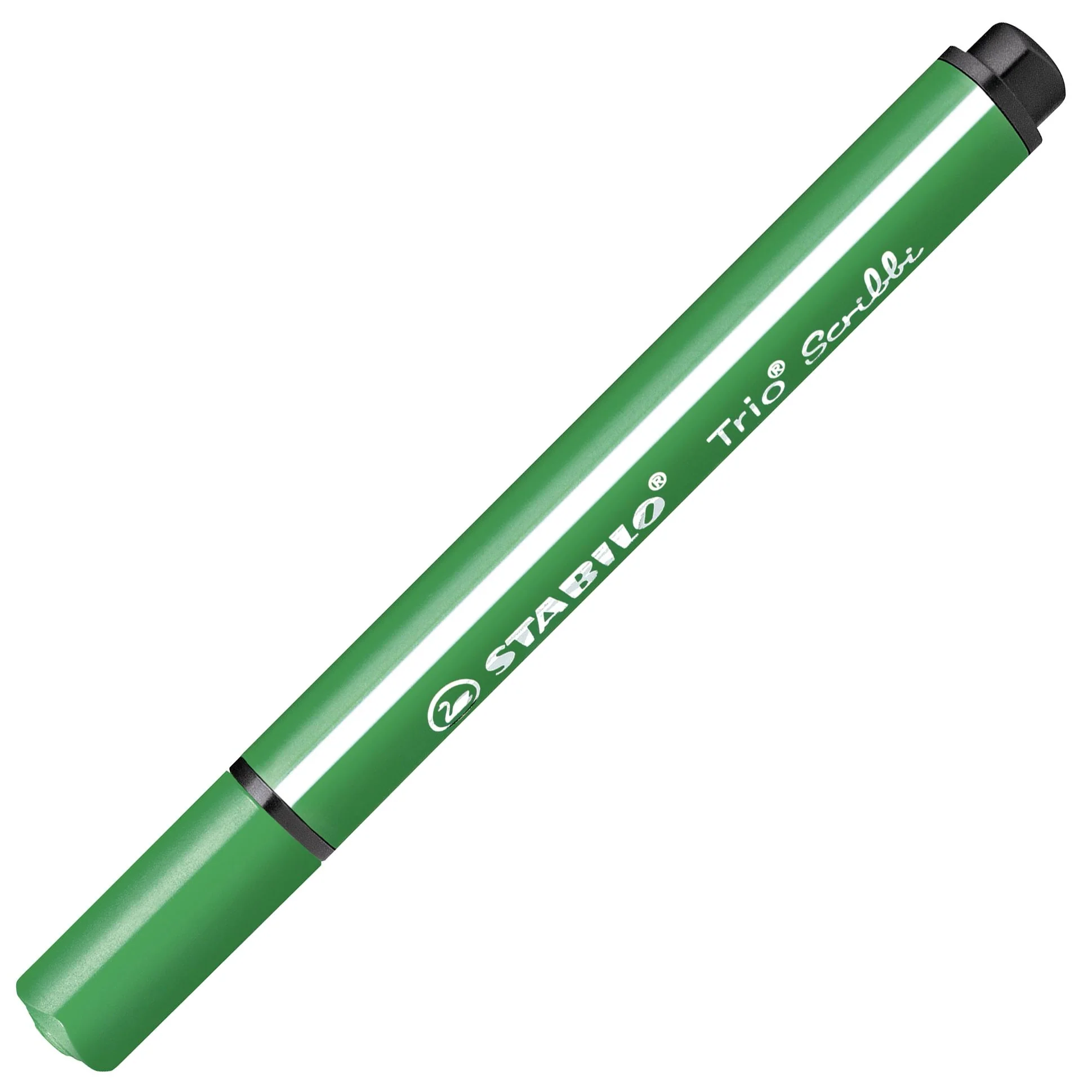 Pennarello triangolare con punta ammortizzata - STABILO Trio Scribbi - Verde