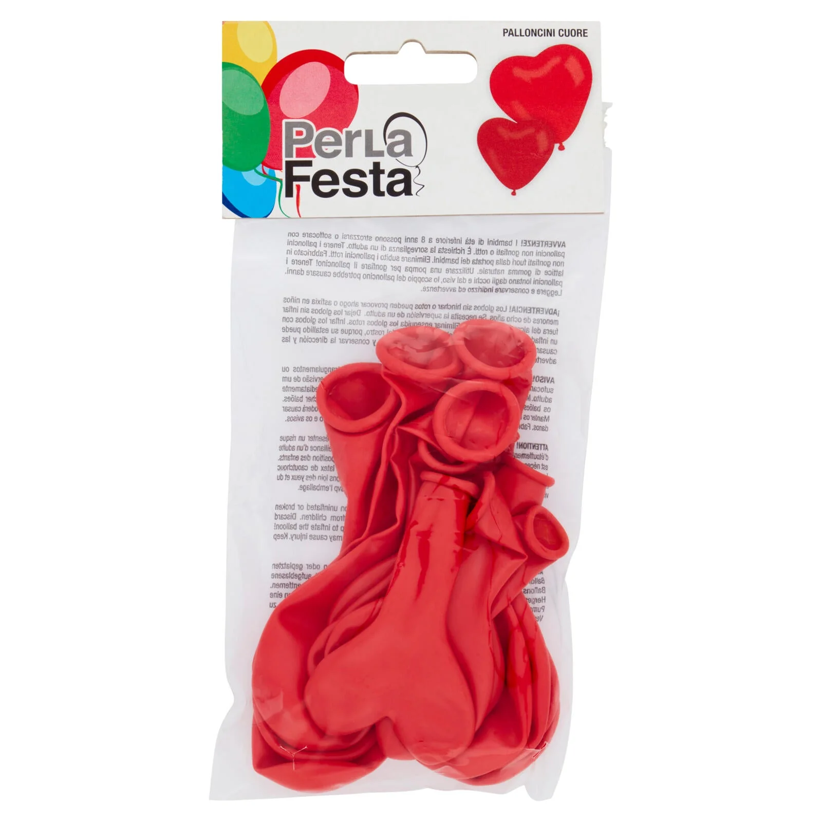 PerLa Festa Palloncini Cuore 10 pz - Image 2