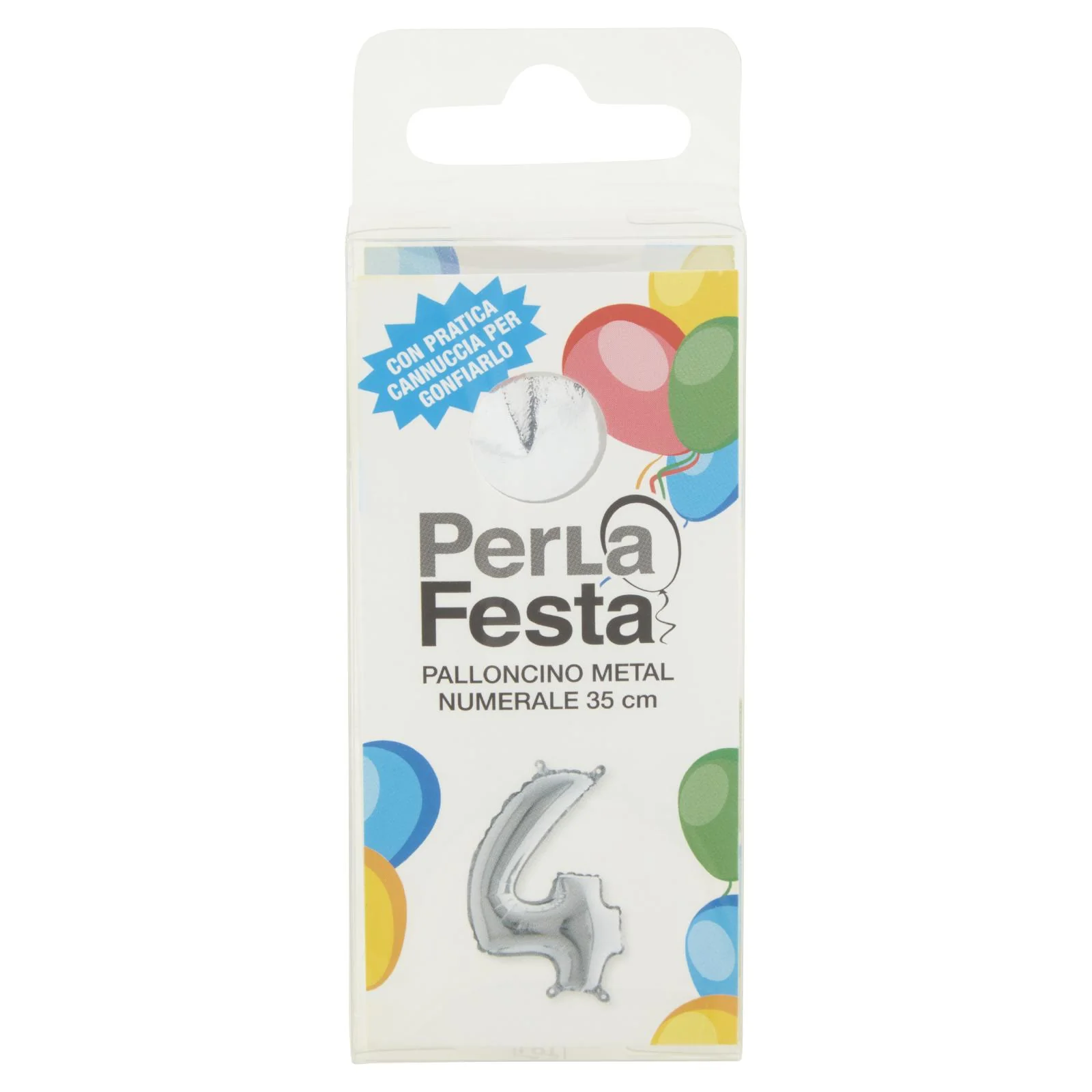 PerLa Festa Palloncino Metal Numerale 35 cm n. 4 - Image 4