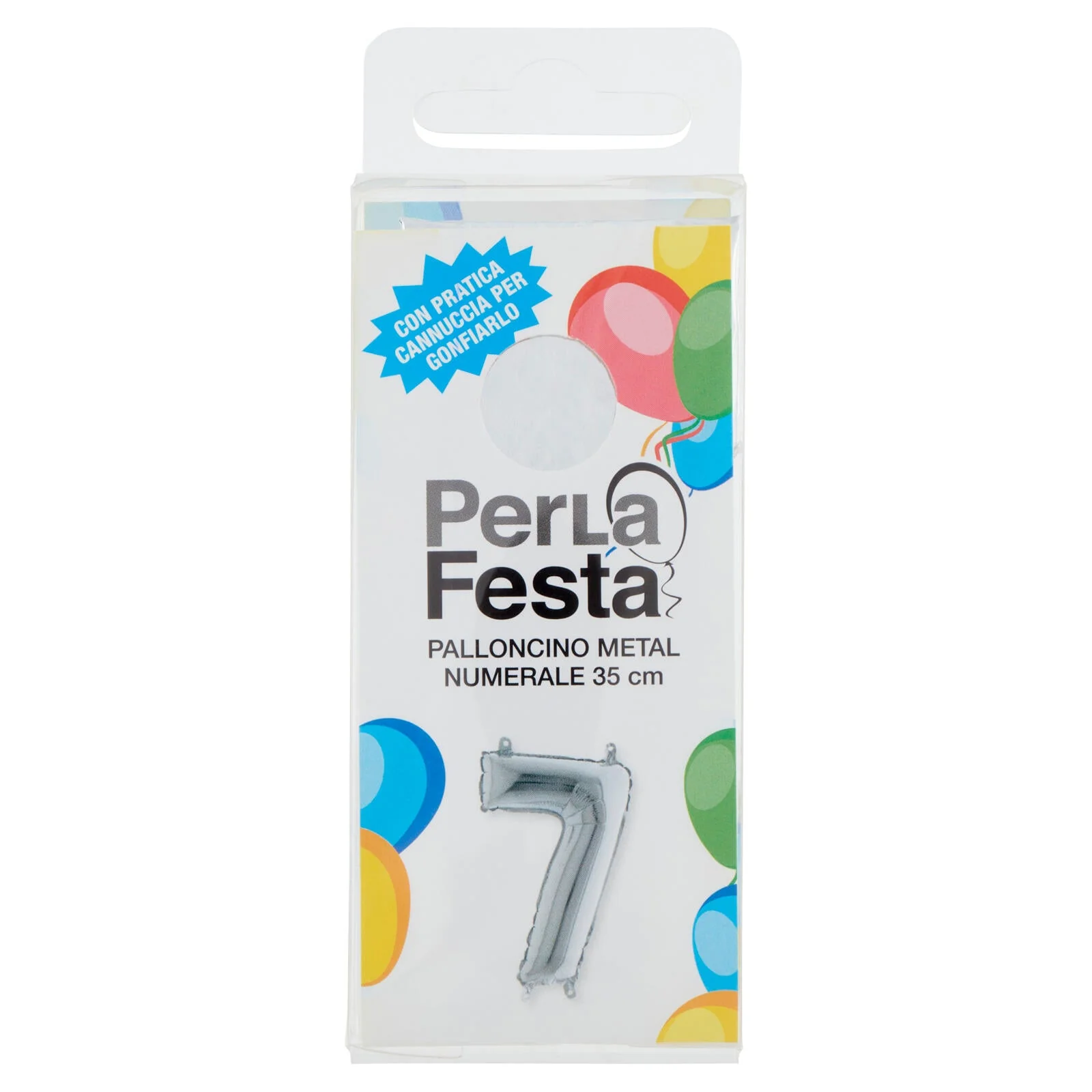 PerLa Festa Palloncino Metal Numerale 35 cm n. 7 - Image 2