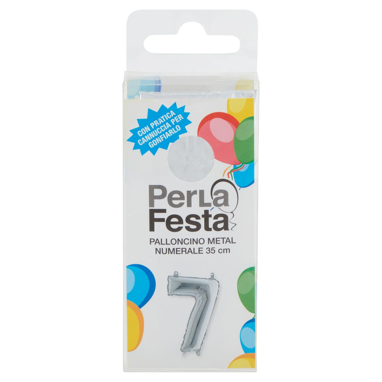 PerLa Festa Palloncino Metal Numerale 35 cm n. 7 - Image 3