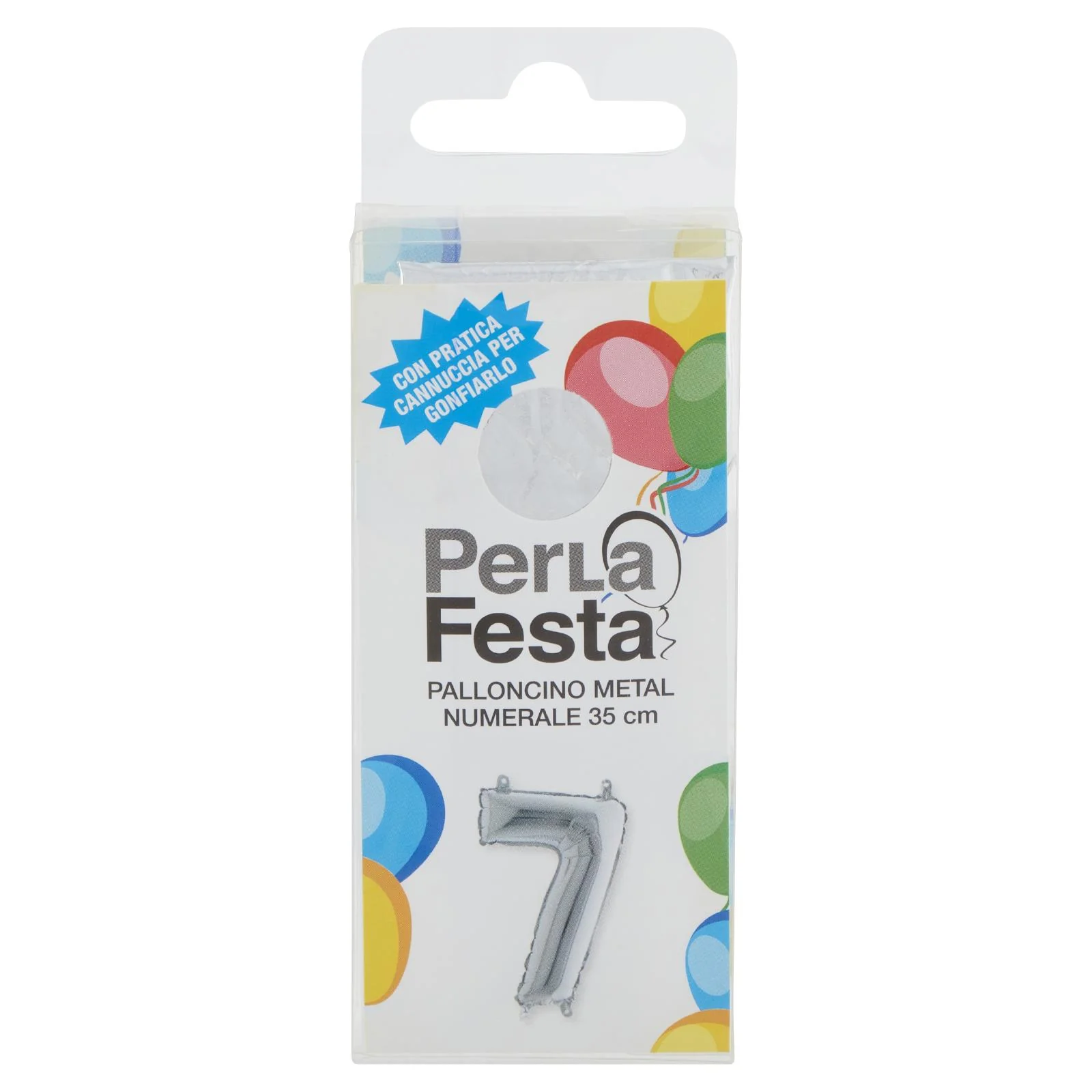PerLa Festa Palloncino Metal Numerale 35 cm n. 7 - Image 4