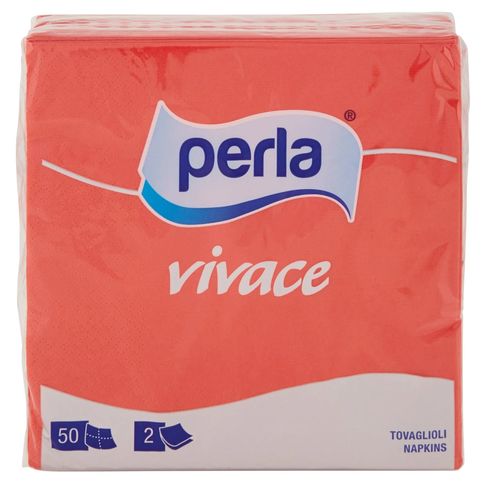 perla vivace Tovaglioli Rossi 50 pz - Image 2