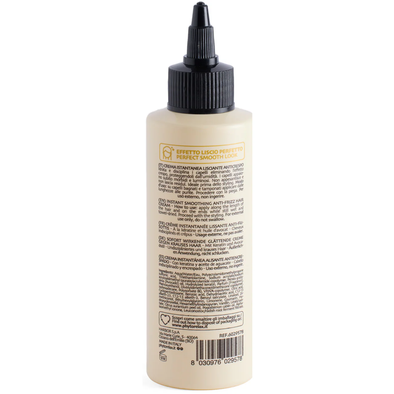 PHYTORELAX - Crema lisciante istantanea anticrespo con cheratina e olio di avocado - 150 ml - Image 2