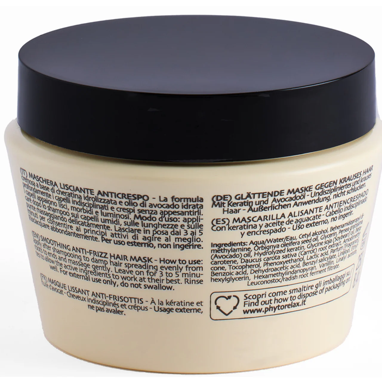 Phytorelax - Keratin Liss Maschera Lisciante Anticrespo - 250 ml - Image 2
