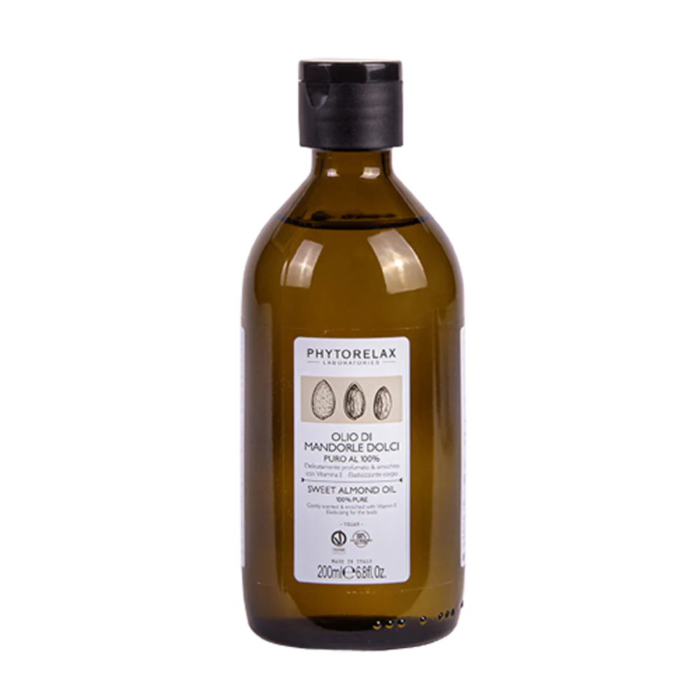 Phytorelax - Olio di Mandorla Puro - 200 ml - Elasticizzante, Emolliente e Nutriente