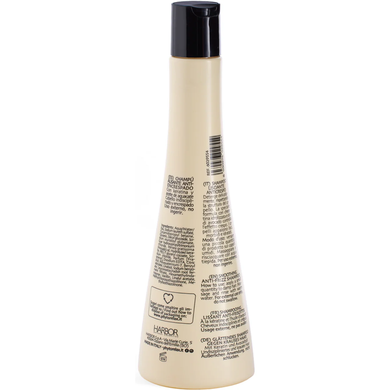 PHYTORELAX - Shampoo lisciante anticrespo con cheratina e olio di avocado - 250 ml - Image 2