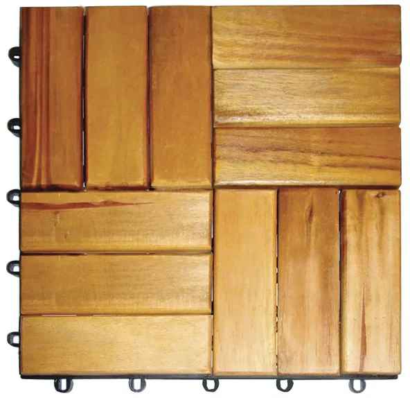 Piastrella ad Incastro effetto legno 30X30 CM