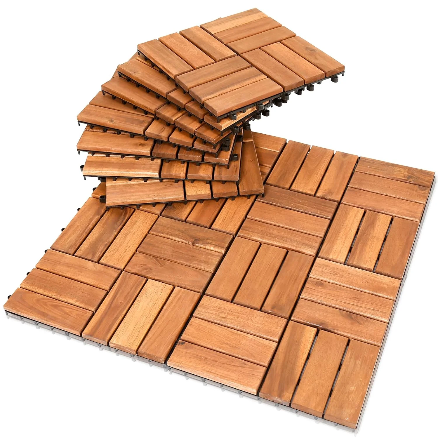 Piastrella ad Incastro effetto legno 30X30 CM - Image 2