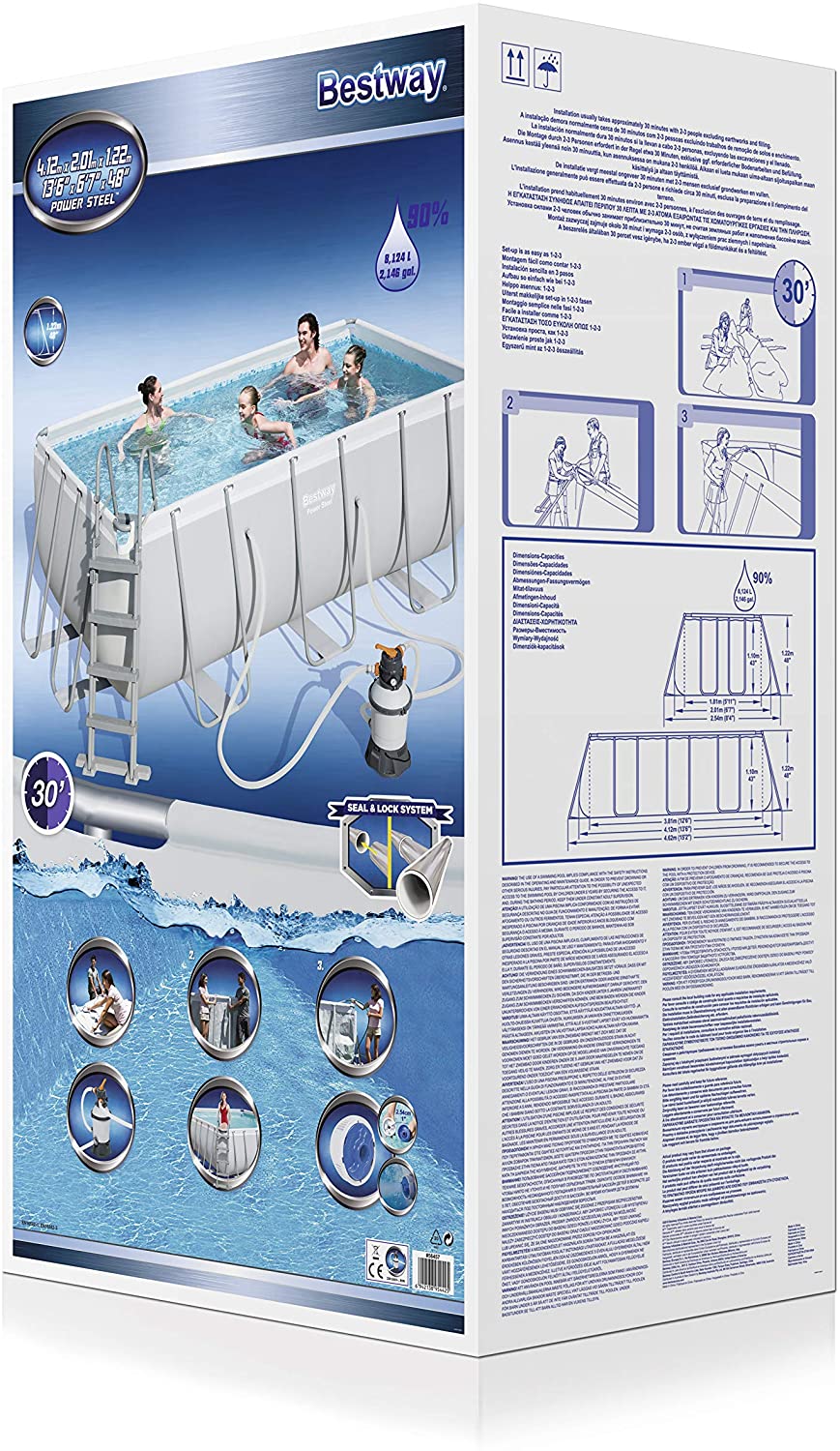Bestway Piscina Power Steel Frame 412 x 201 x 122 ORDINABILE TELEFONICAMENTE - Image 2