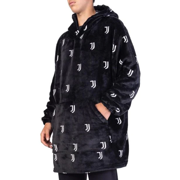 PONCHO CON MANICHE JUVENTUS