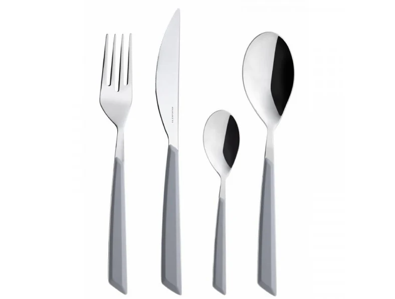 POSATE GRACE 24 pezzi - grigio