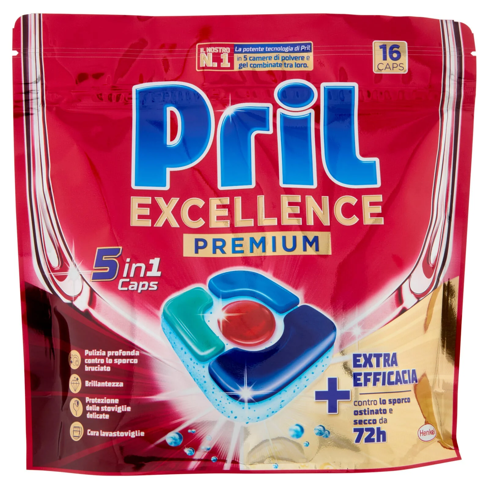 PRIL Excellence Premium 5in1 Caps 16pz (297,6g) - Image 3