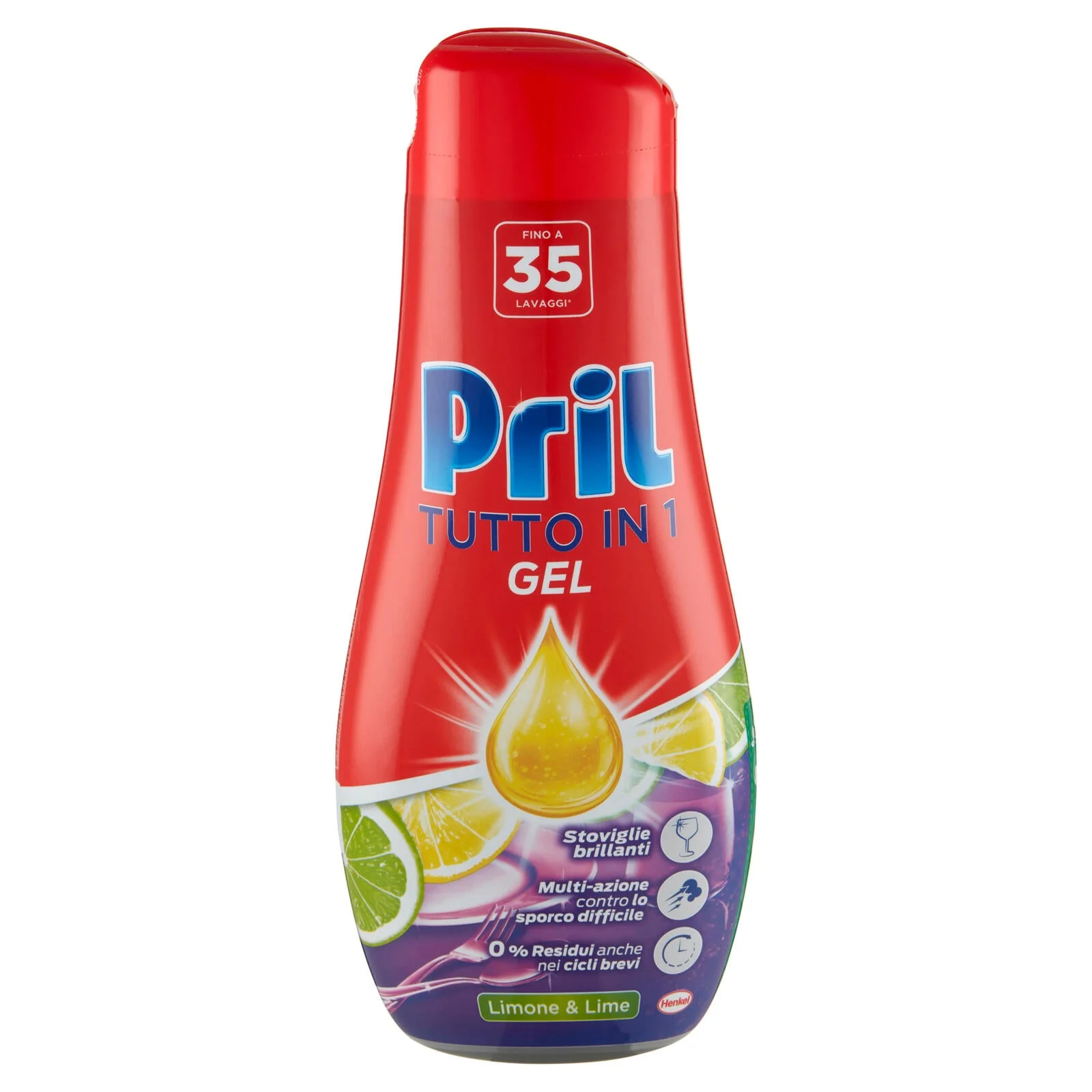 PRIL Tutto in 1 Gel Limone 630ml - Image 2