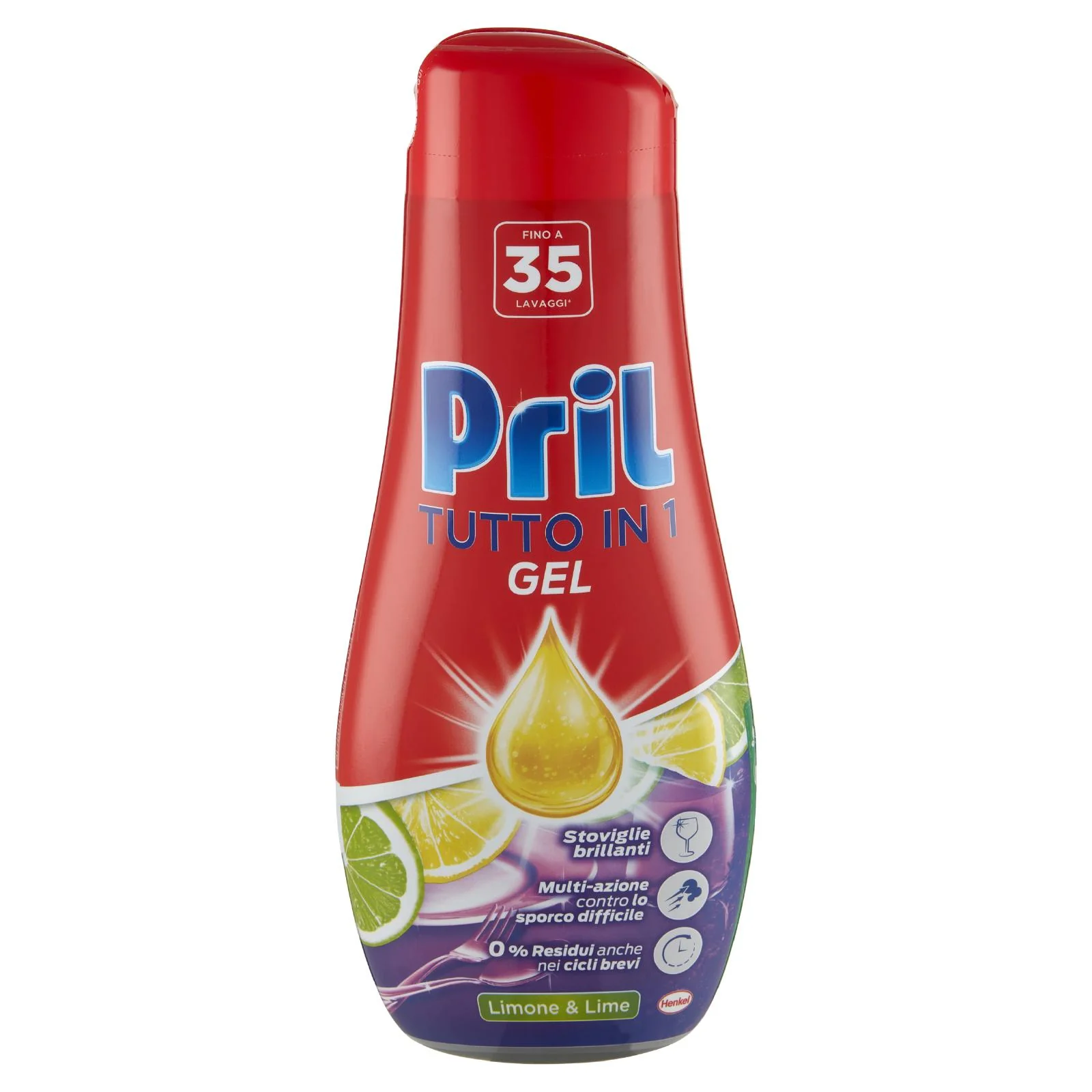 PRIL Tutto in 1 Gel Limone 630ml - Image 4
