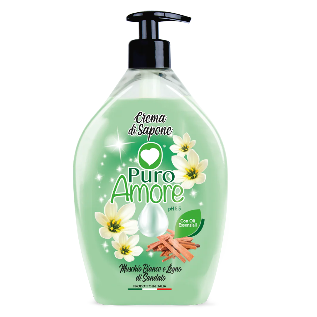 PURO AMORE SAPONE LIQUIDO MUSCHIO BIANCO