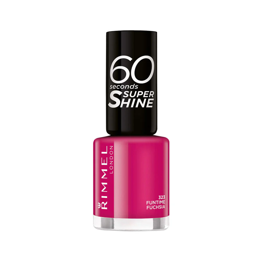 Rimmel - Smalto Colore e Brillantezza Estrema - 60 Secondi - N.323 Fuchsia - Image 2
