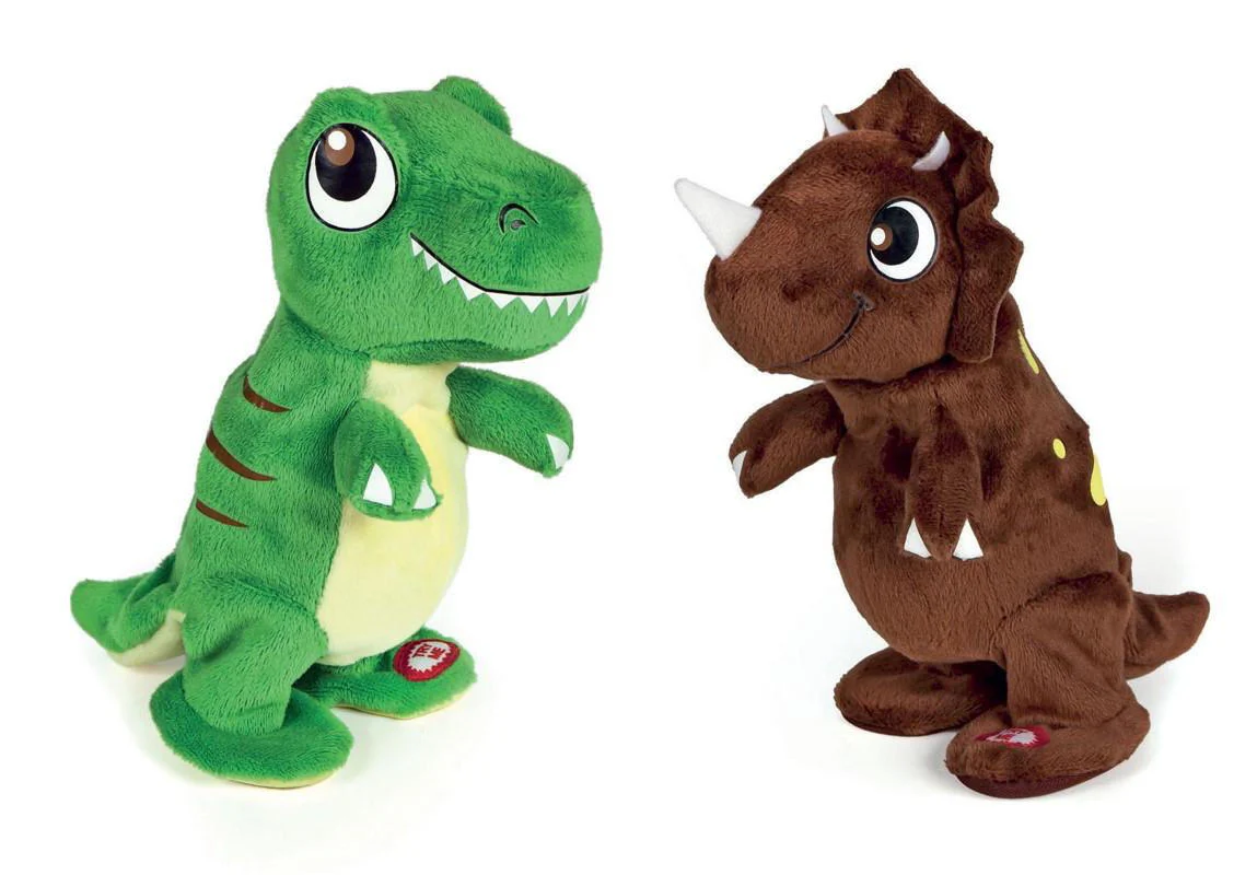 RIPETIX - DINO PELUCHE ELETTRONICO CHE RIPETE TUTTO QUELLO CHE DICI