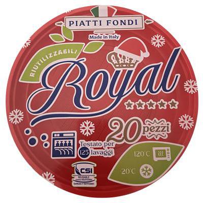 Royal Piatti Fondi Rossi X 20 PD X 35