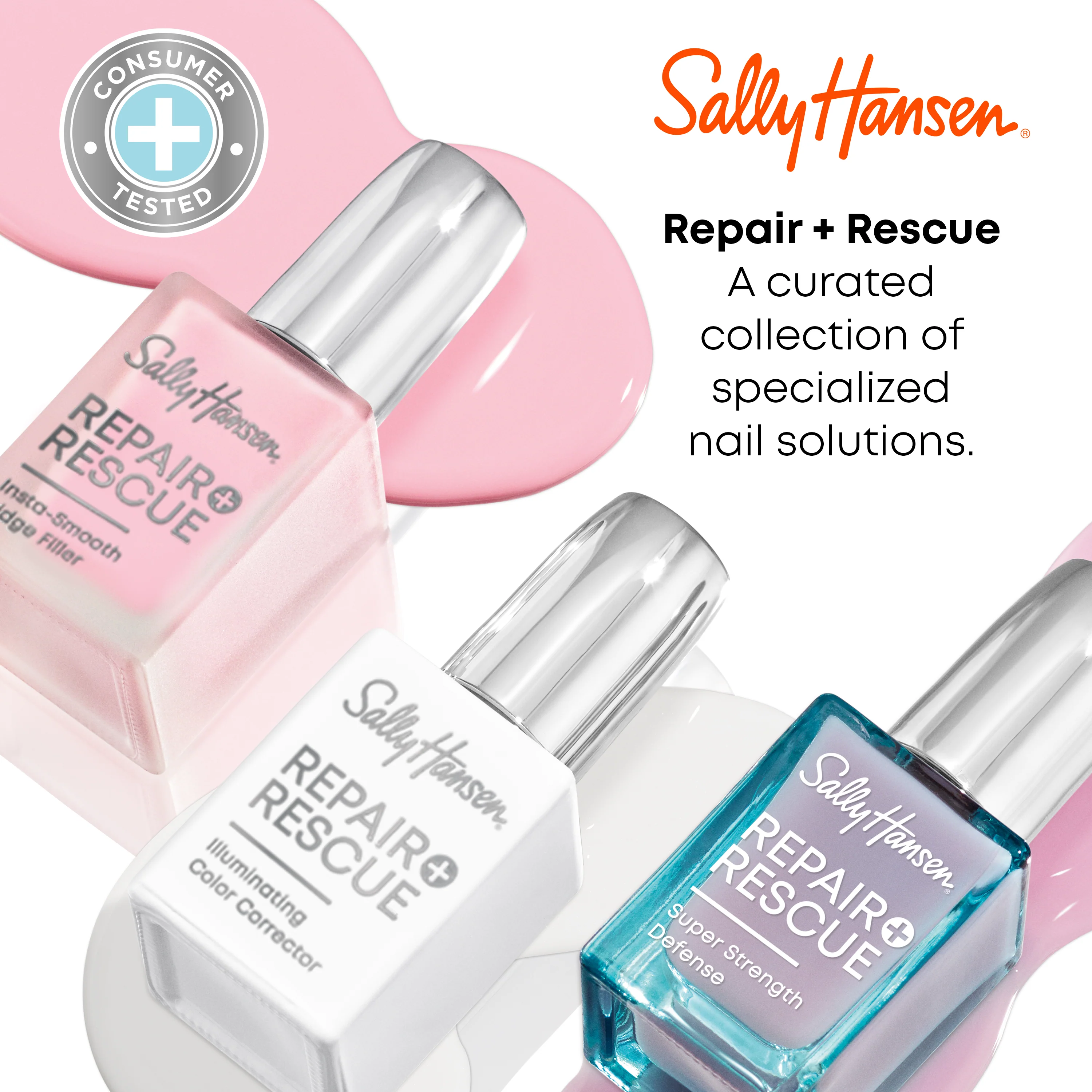 Sally Hansen, Repair + Rescue Illuminating Colour Corrector, Illuminante per Unghie con Perle Iridescenti e Illuminanti - 13ml - Image 5