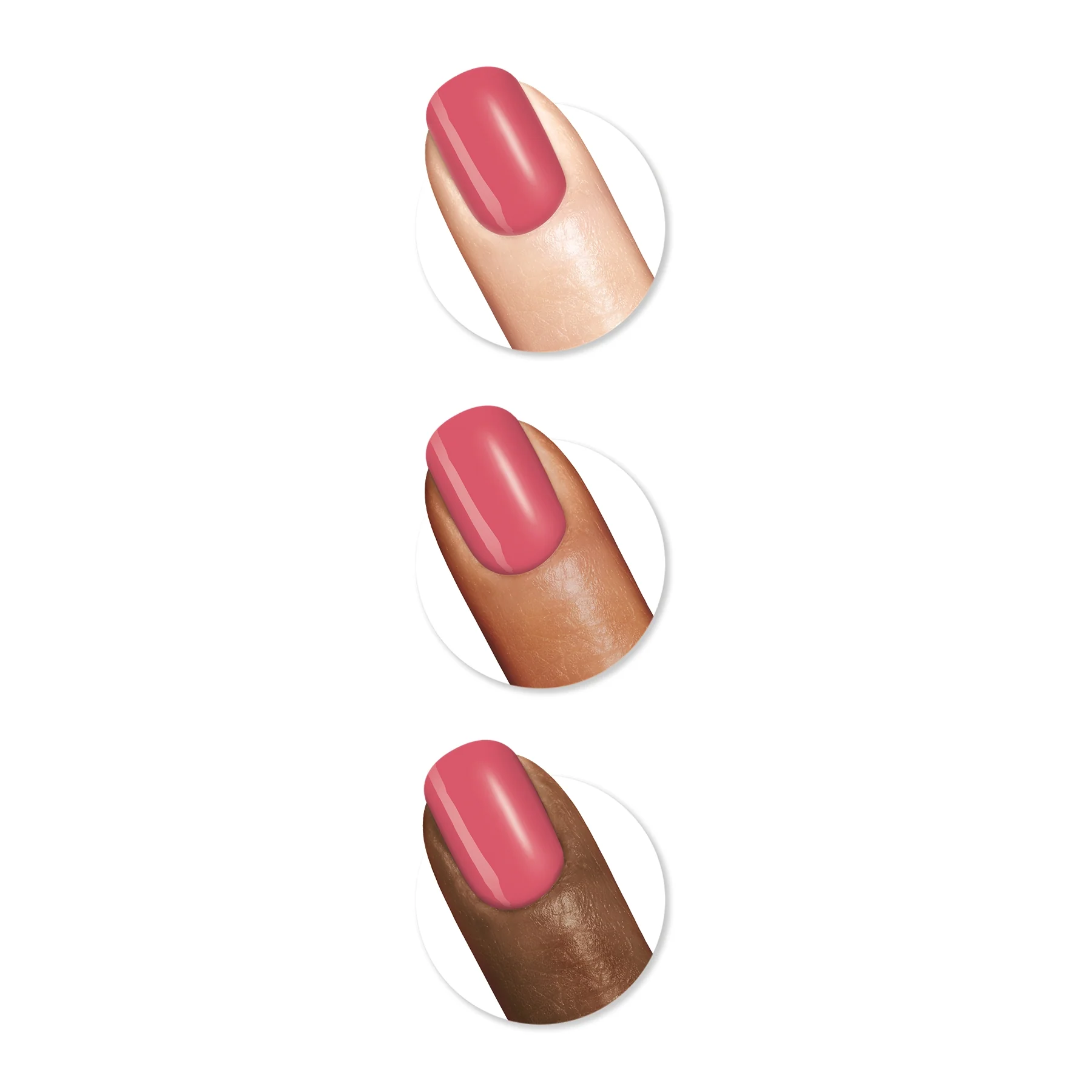 Sally Hansen Smalto per Unghie Insta-Dri, Formula 3 in 1, Base, Colore e Top Coat, Asciuga rapidamente, Pennello di Precisione, 315 Fast And Fuchsia - Image 4