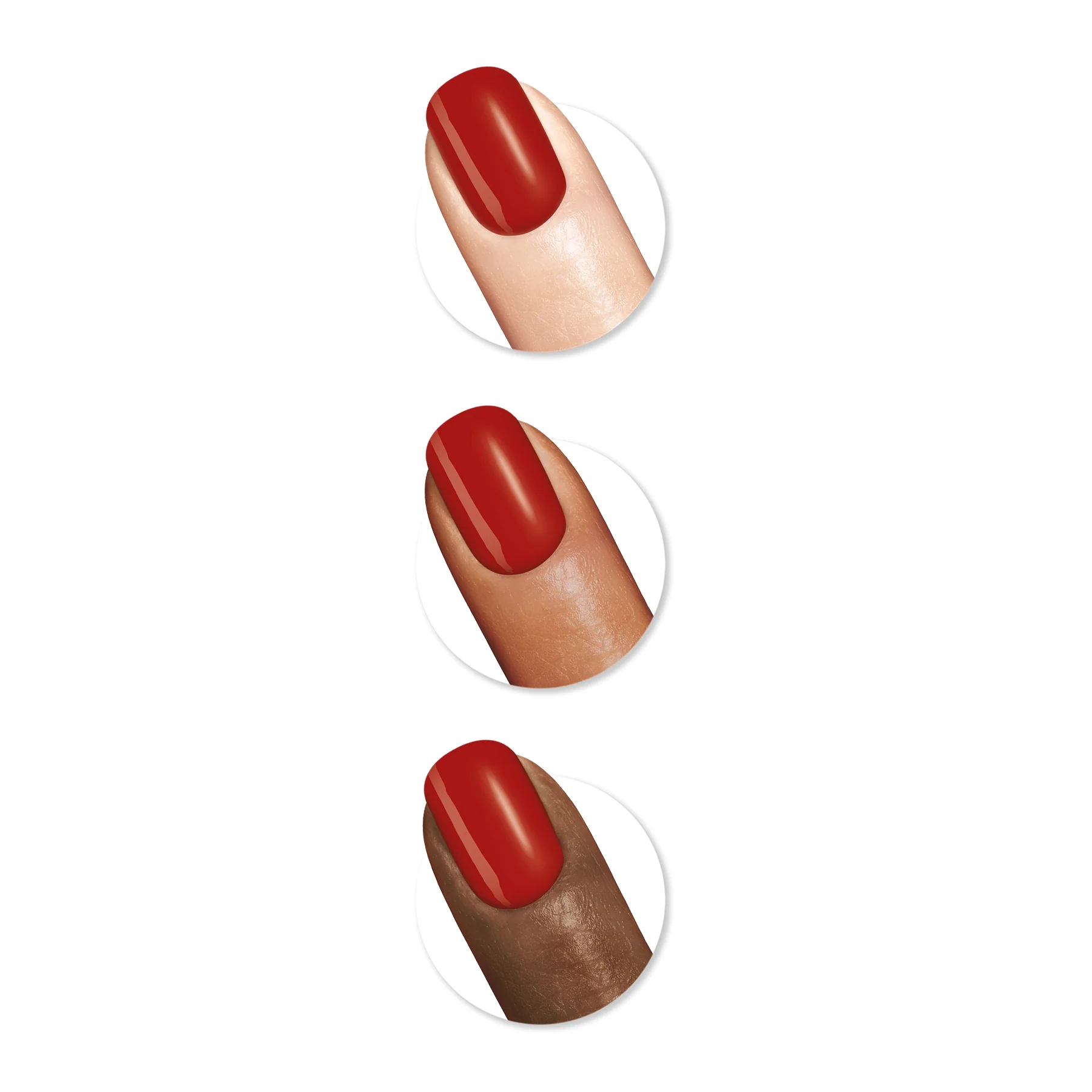 Sally Hansen Smalto per Unghie Insta-Dri, Formula 3 in 1, Base, Colore e Top Coat, Asciuga rapidamente, Pennello di Precisione, 390 That'S A-Blazing! - Image 4