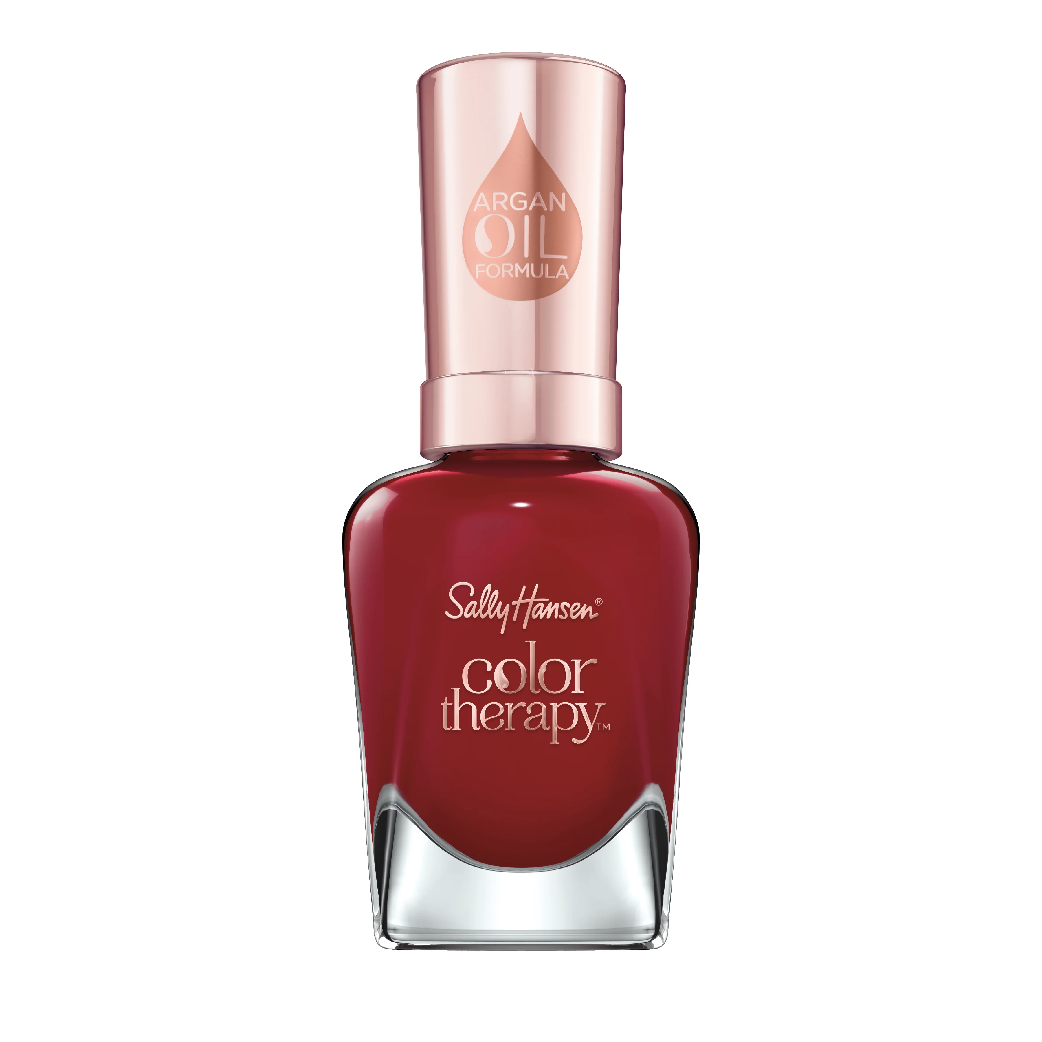 Sally Hansen - Smalto Rinforzante Unghie Color Therapy - Formula Idratante e Nutriente all'Olio di Argan - 370 Unwined - 14,7 ml