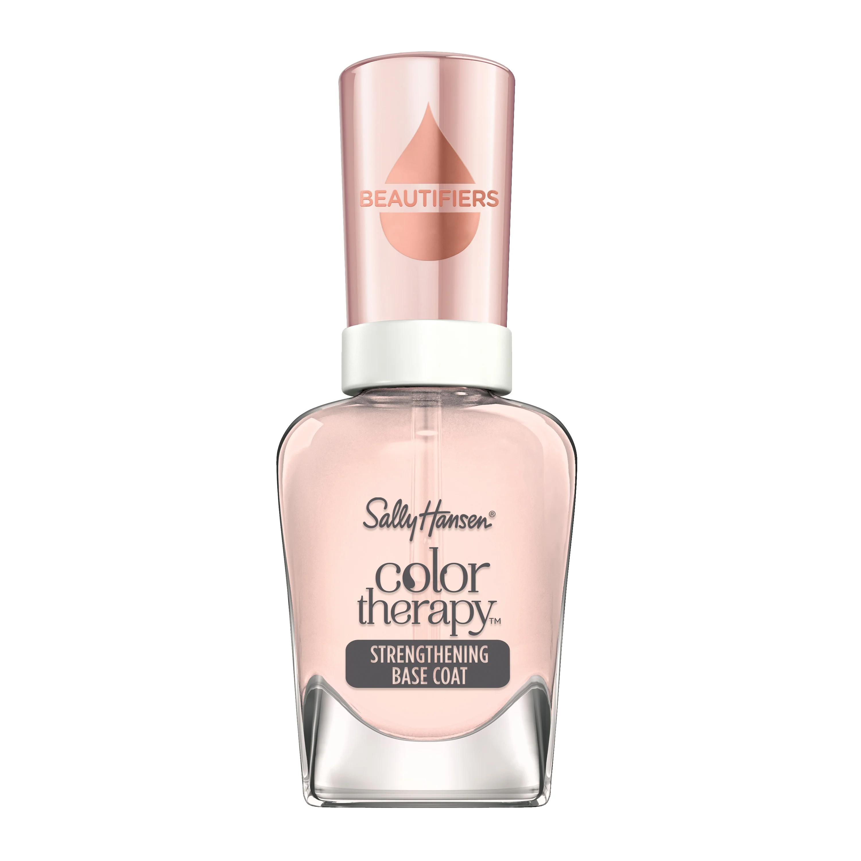 Sally Hansen, Smalto Unghie Color Therapy Nail Beautifiers, Strength & Grow Primer, Base Smalto Rinforzante