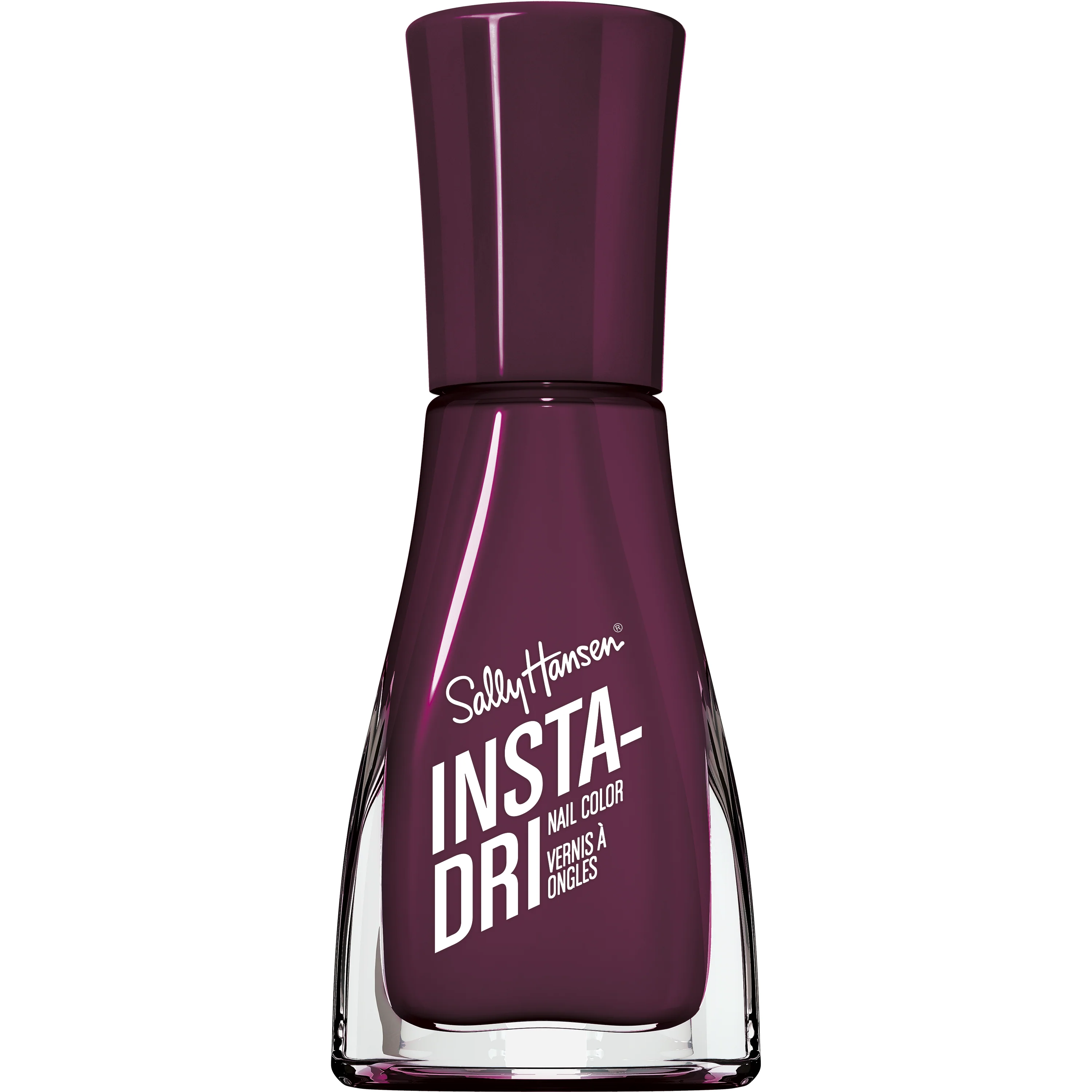 Sally Hansen Smalto Unghie Insta-Dri, ad Asciugatura Rapida, Effetto Manicure Professionale a Lunga Durata, 9.17 ml, 428 Zip Wine