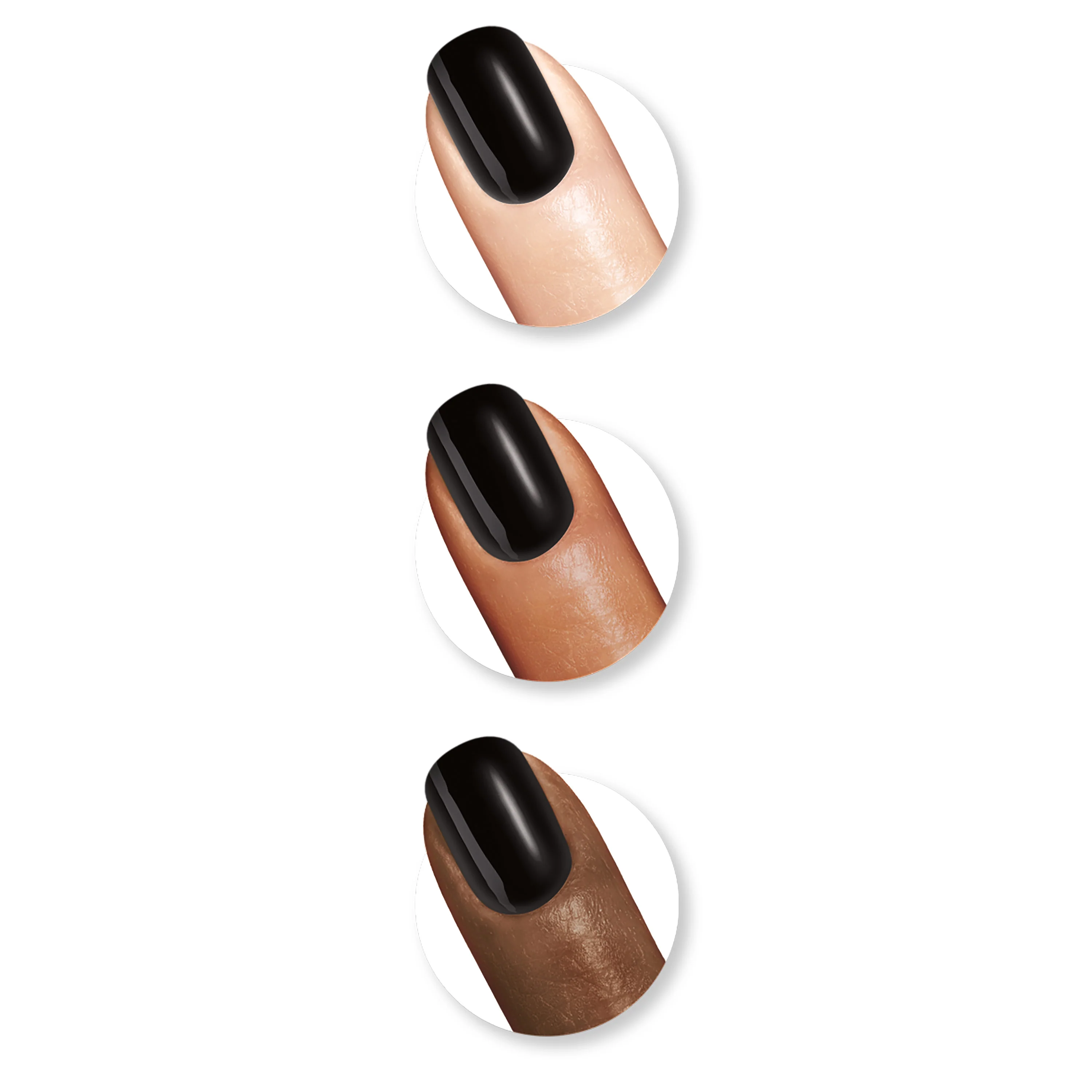 Sally Hansen Smalto Unghie Insta-Dri, ad Asciugatura Rapida, Effetto Manicure Professionale a Lunga Durata, 9.17 ml, 573 Black To Black - Image 3