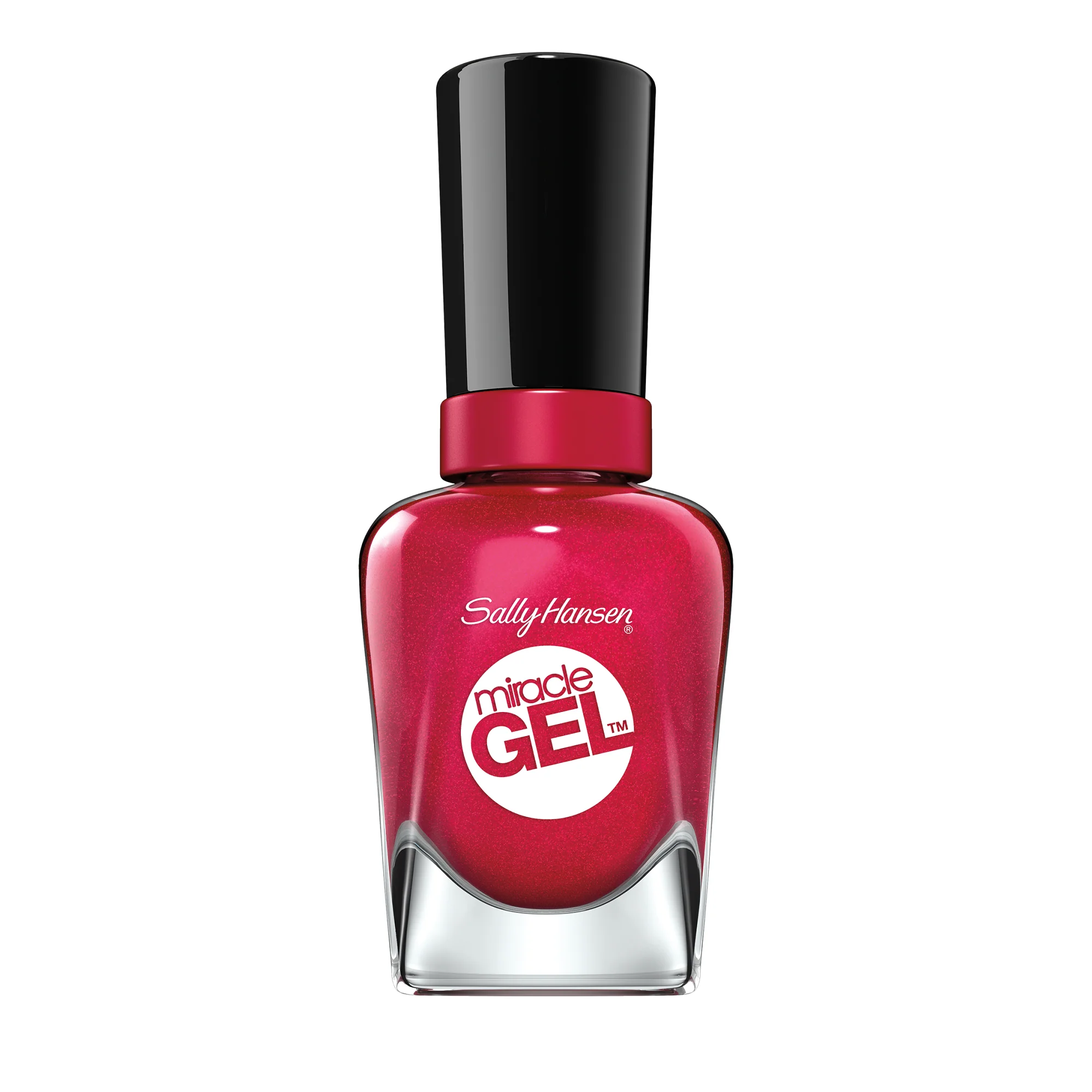 Sally Hansen Smalto Unghie Miracle Gel, Smalto Gel Senza Lampada UV, Effetto Manicure Professionale, Bordeaux Glow, Confezione da 2 Pezzi - Image 2