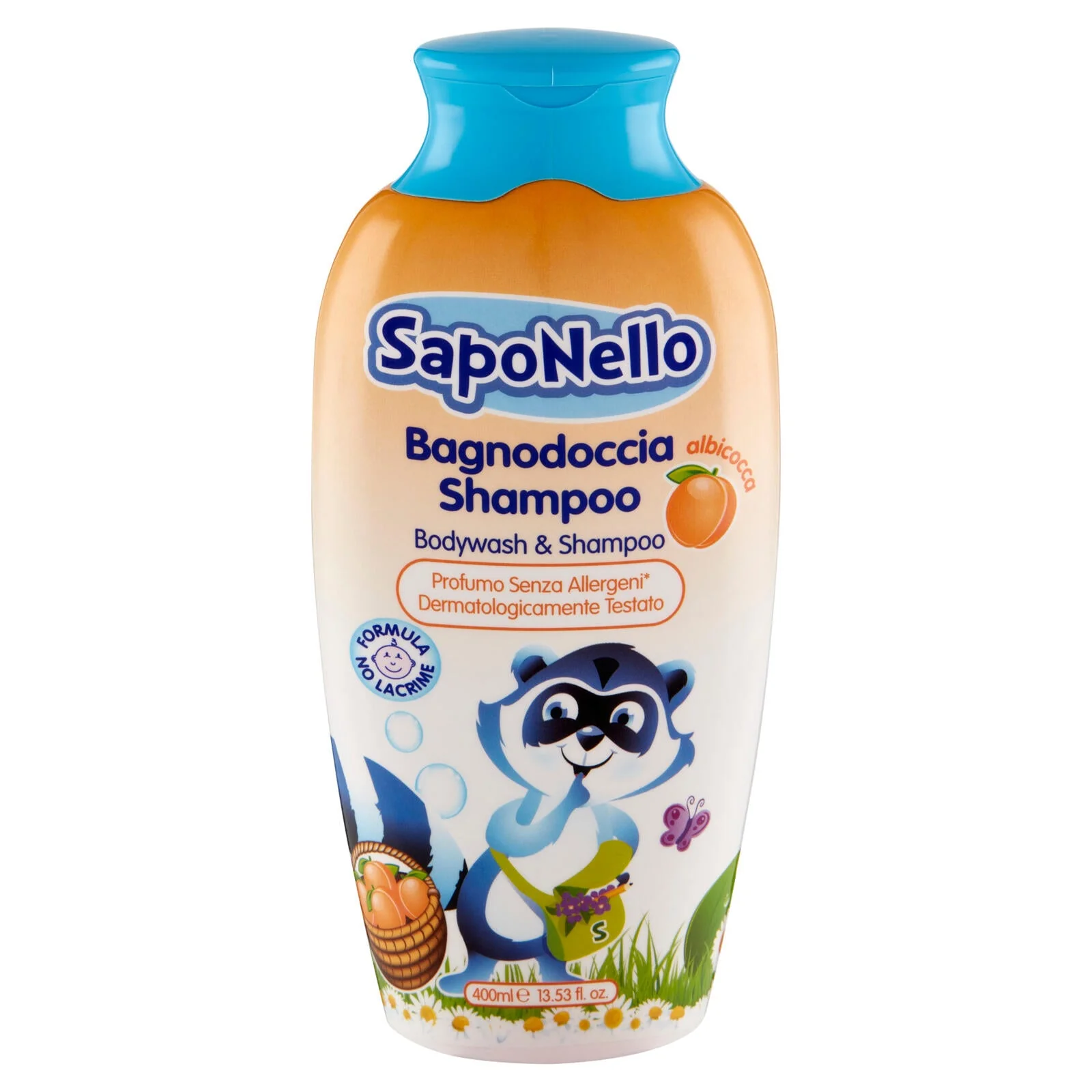 SapoNello Bagnodoccia Shampoo albicocca 400 ml - Image 2