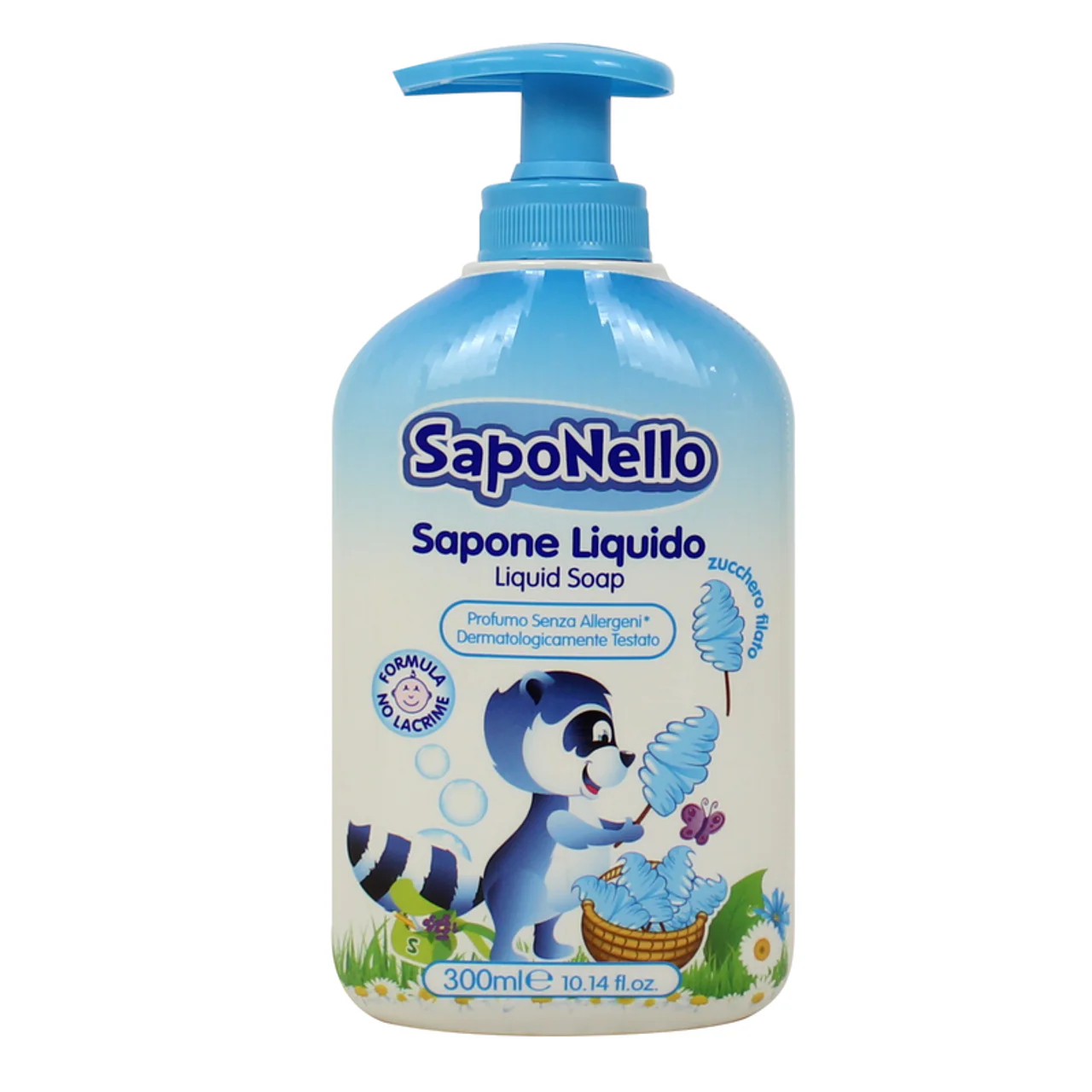 SAPONELLO - Sapone Liquido Mani Delicato Zucchero Filato - 300 ml