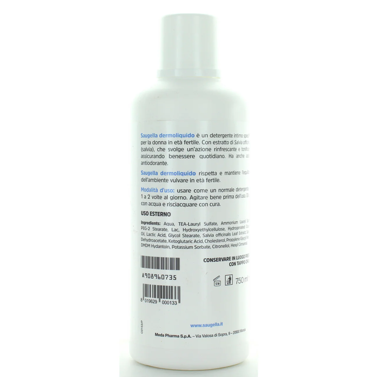 Saugella - Dermoliquido Ph3,5 - 750 Ml - Image 2