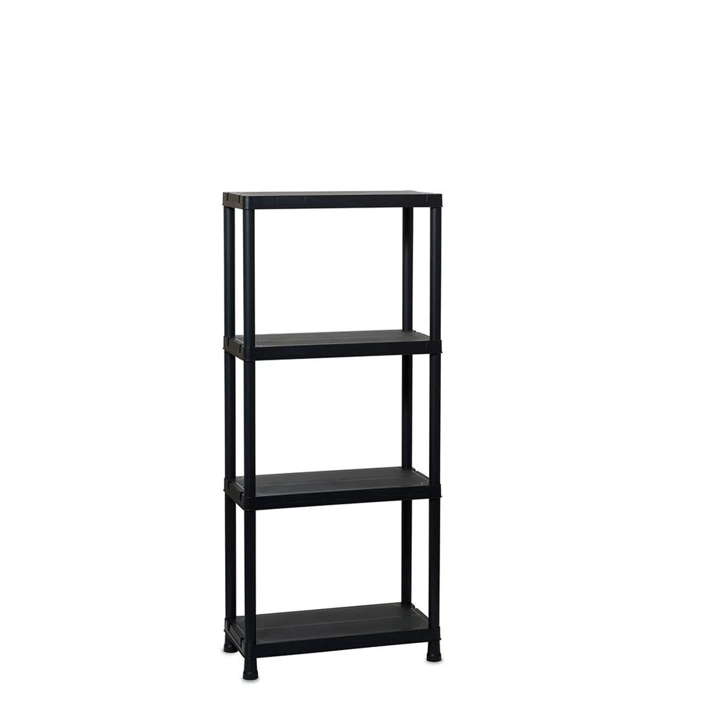 Toomax - Scaffale 4 Ripiani Multiuso in Resina - Nero 60x30x138h cm, 150Kg - Image 6