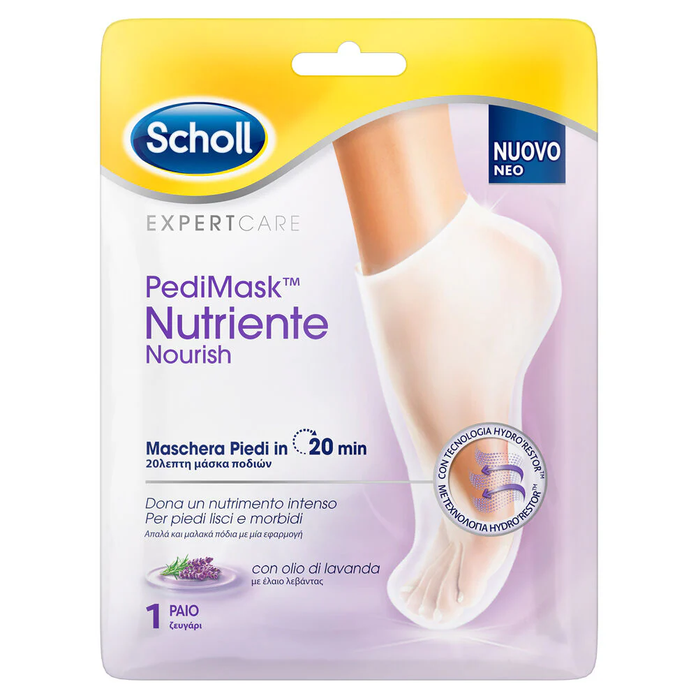 Scholl - Maschera Piedi Nutriente - Olio di Lavanda