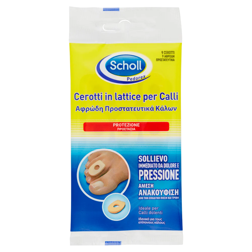 Scholl Pedorex Protezione 9 Cerotti in lattice per Calli