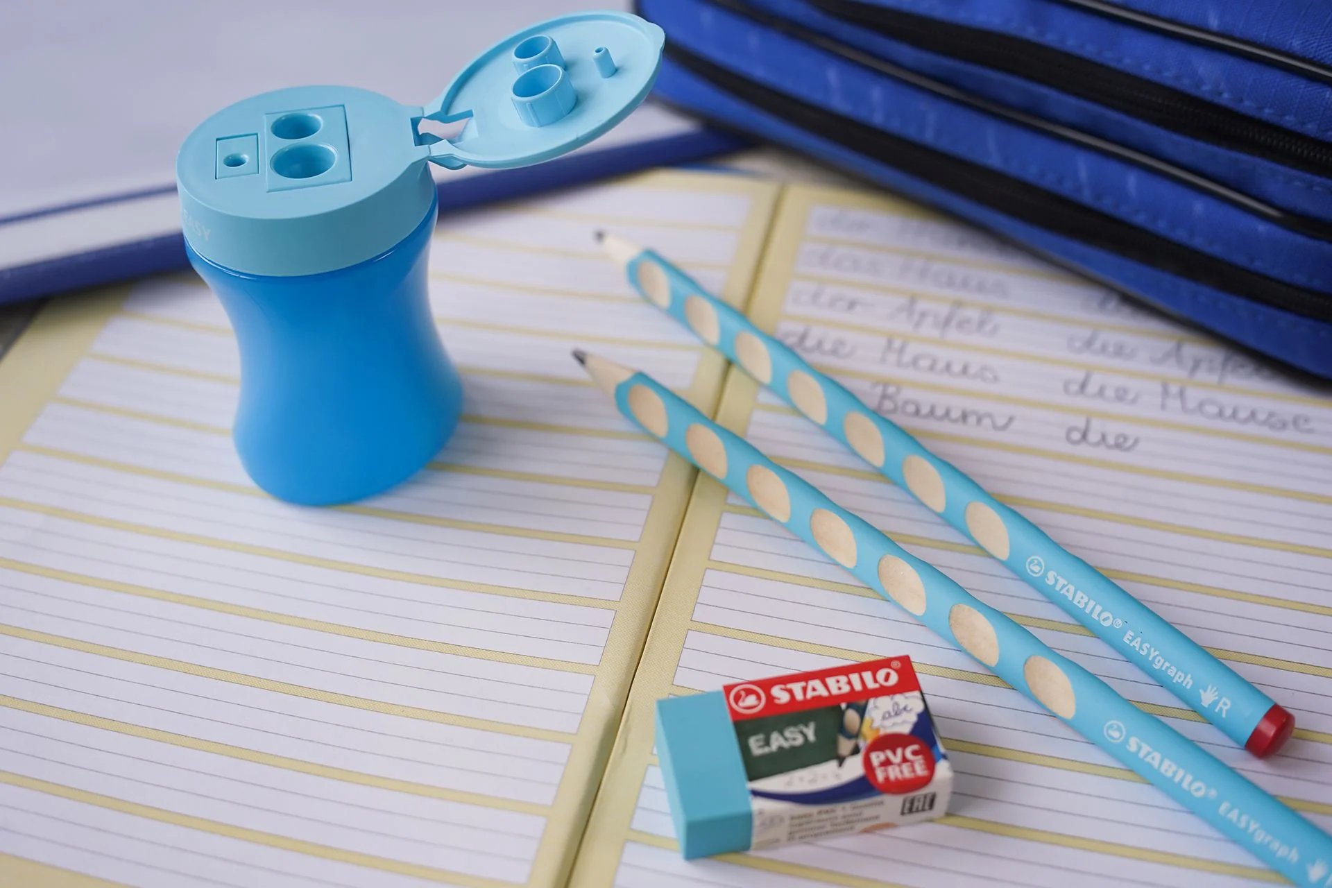School Set - STABILO EASYgraph in Blu per Mancini - con Gomma + Temperino - Image 6