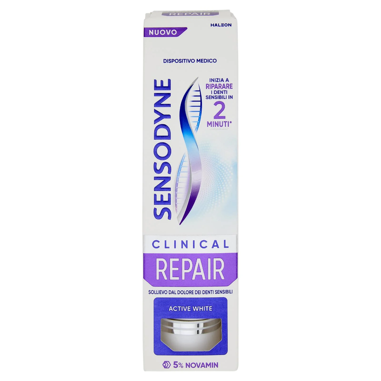 Sensodyne Clinical Repair Active White,inizia a riparare i Denti Sensibili in 2 min*,Sbiancante,75ml - Image 2