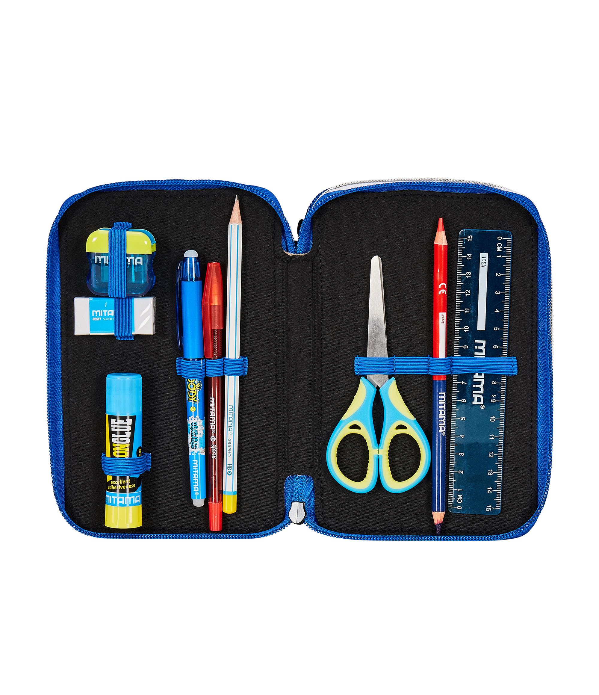 Seven Astuccio Scuola 3 Scomparti, F.C. INTER Calcio - FIN ALLA VITTORIA, Blu Nero - Portapenne Multi Scomparto Con Matite, Penne e Colori, Accessori Zaino, Zaino Scuola - Astuccio Bambino Ragazzo - Image 3